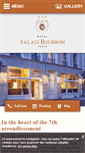 Mobile Screenshot of bourbon-paris-hotel.com