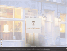 Tablet Screenshot of bourbon-paris-hotel.com